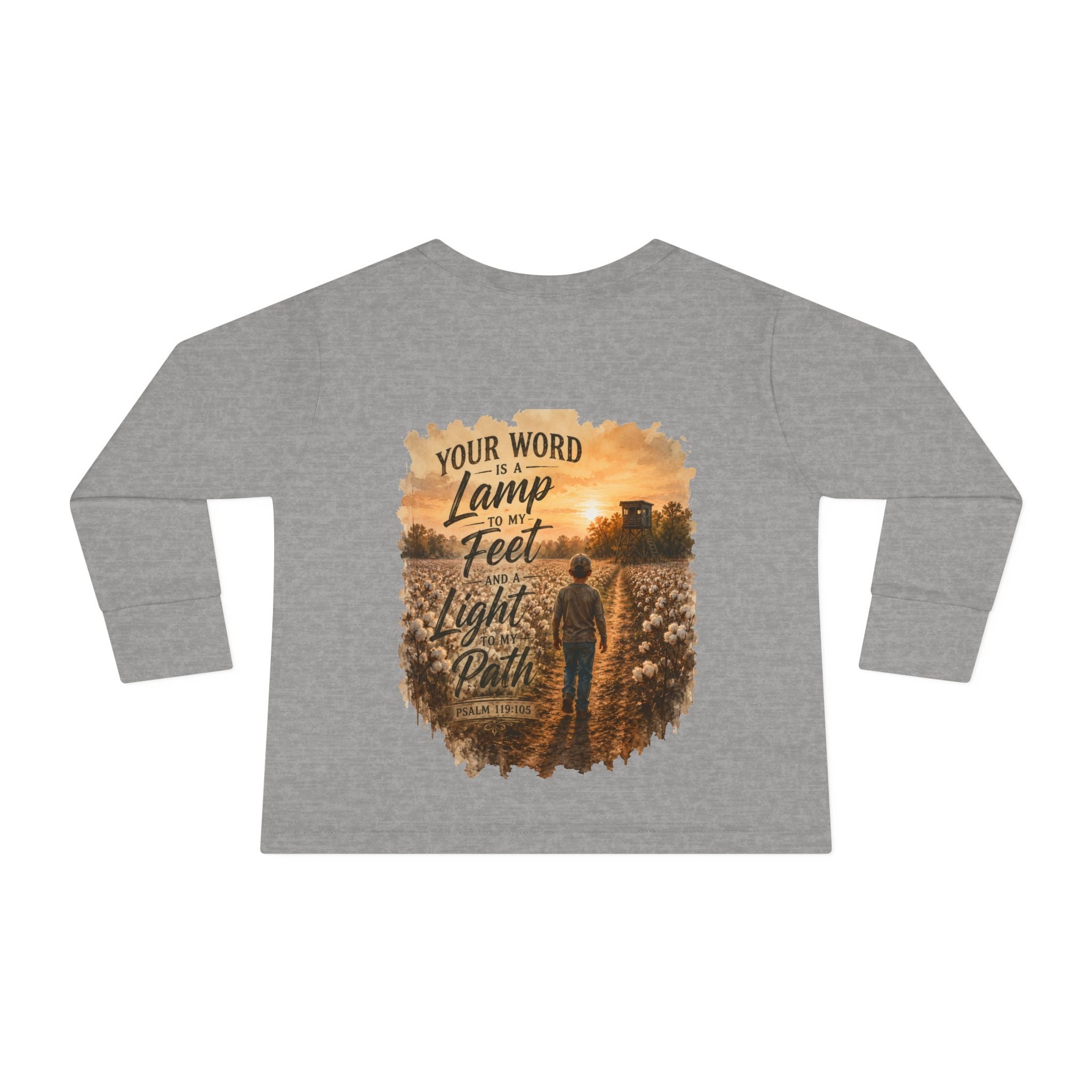 "Faith" Graphic Toddler Long Sleeve Tee