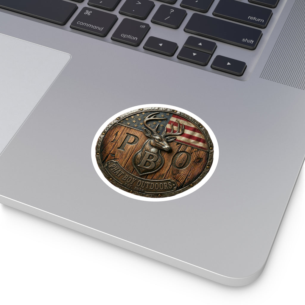 Official Phat Boy Outdoors Logo Sticker