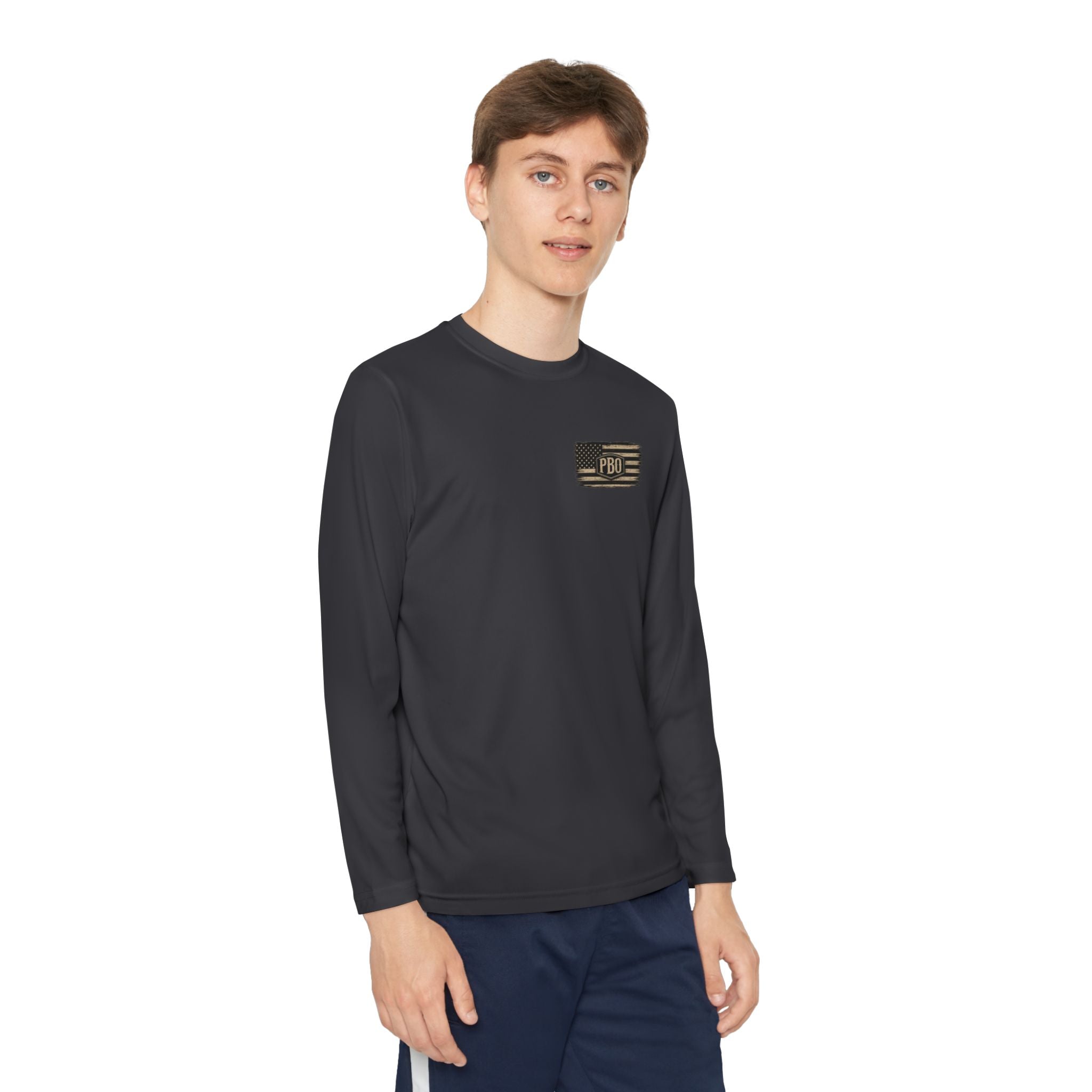PBO Fishing long sleeve youth shirt