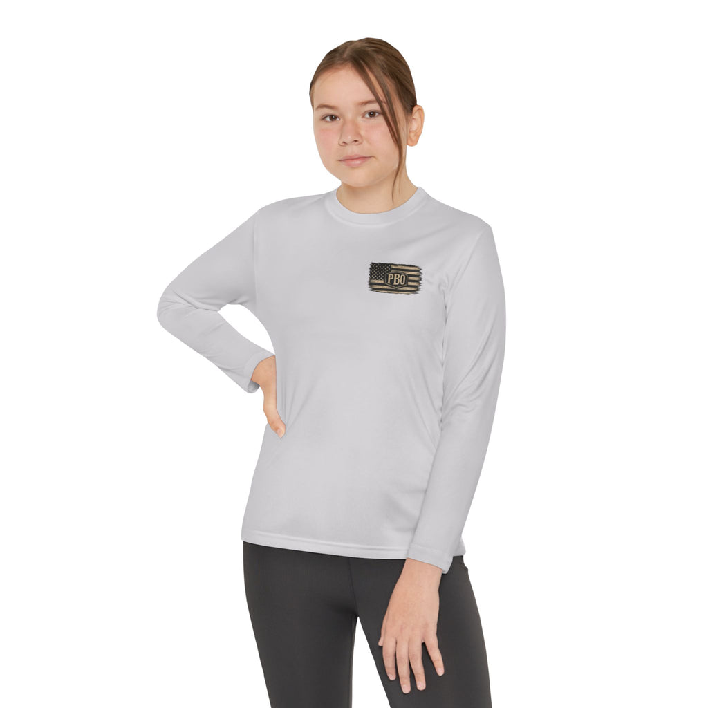 PBO Fishing long sleeve youth shirt