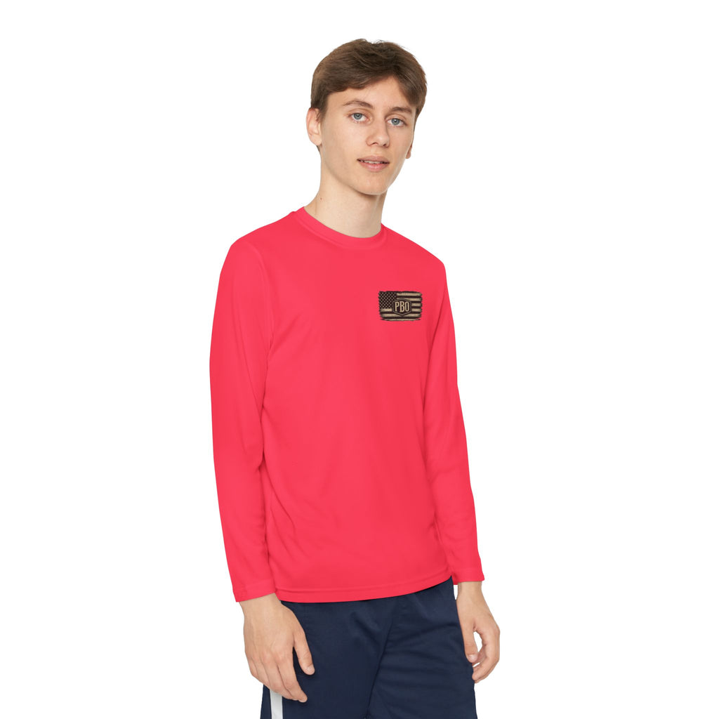 PBO Fishing long sleeve youth shirt