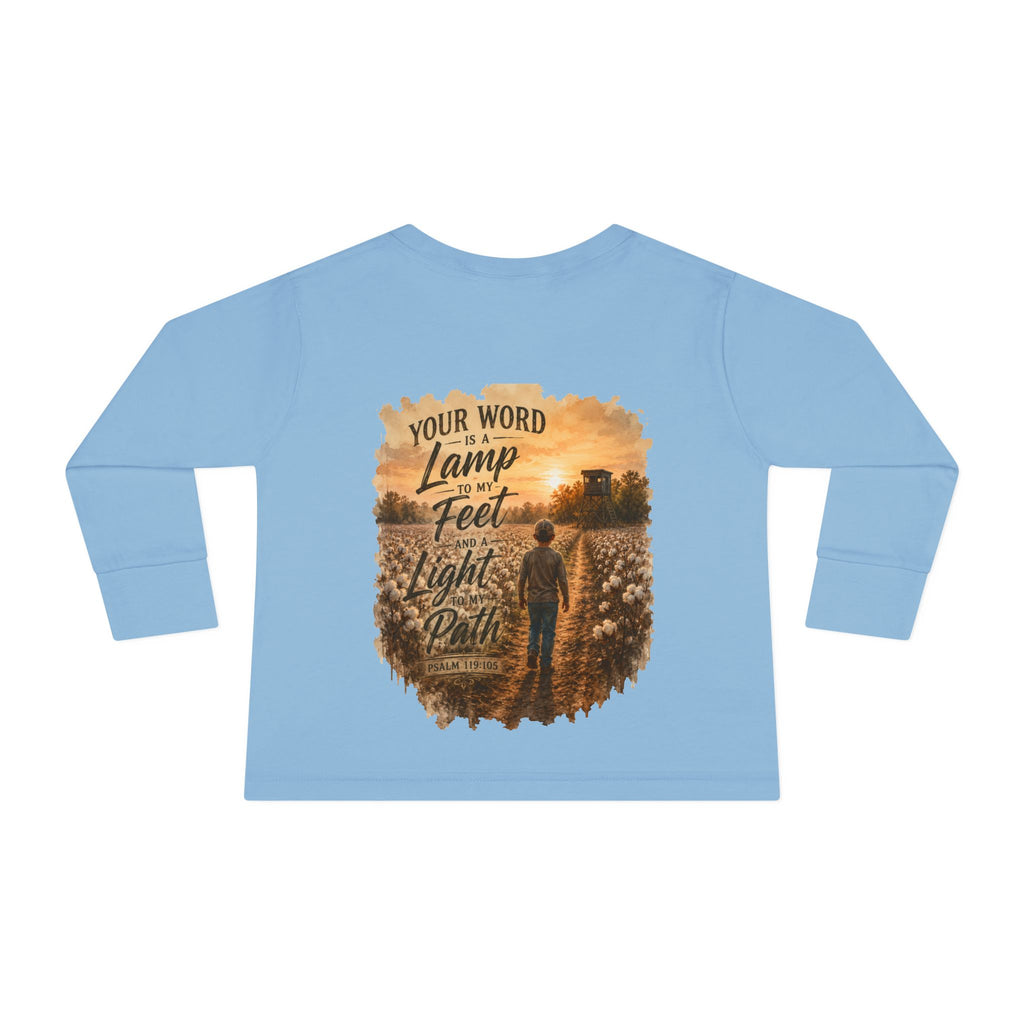 "Faith" Graphic Toddler Long Sleeve Tee