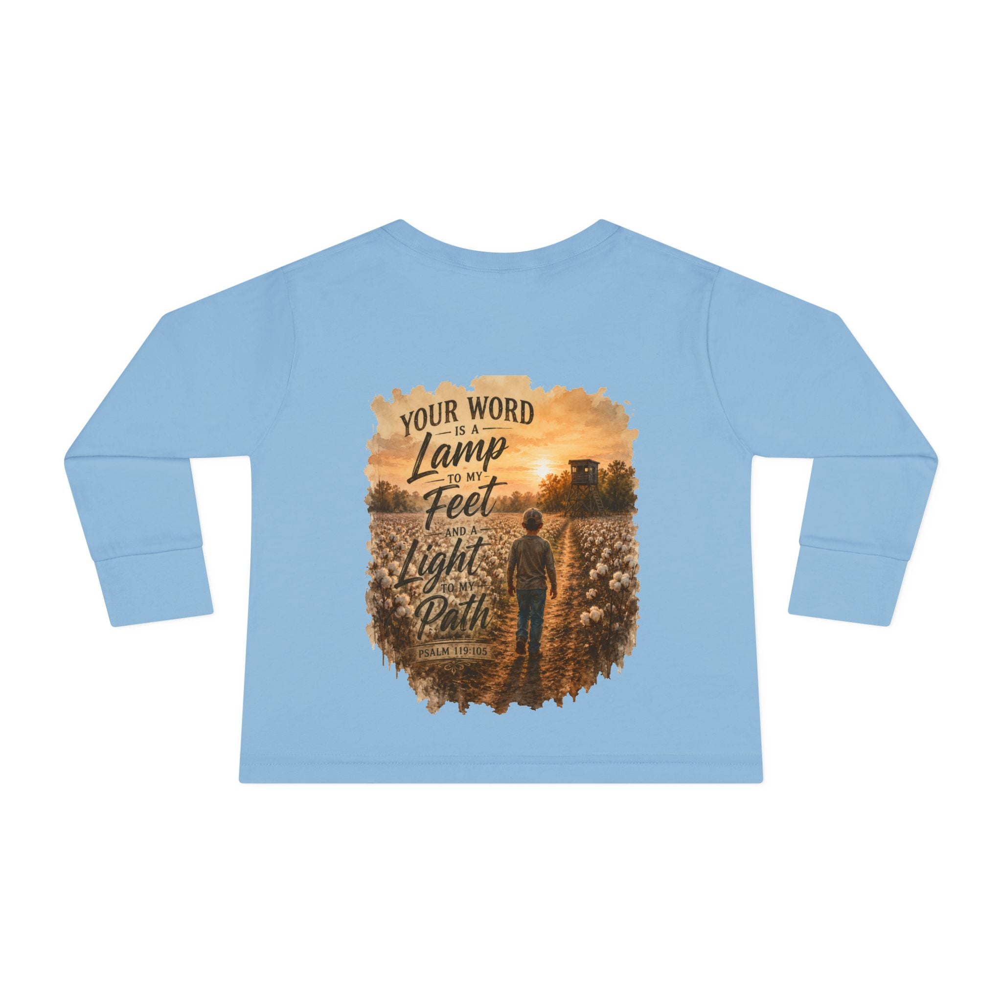 "Faith" Graphic Toddler Long Sleeve Tee