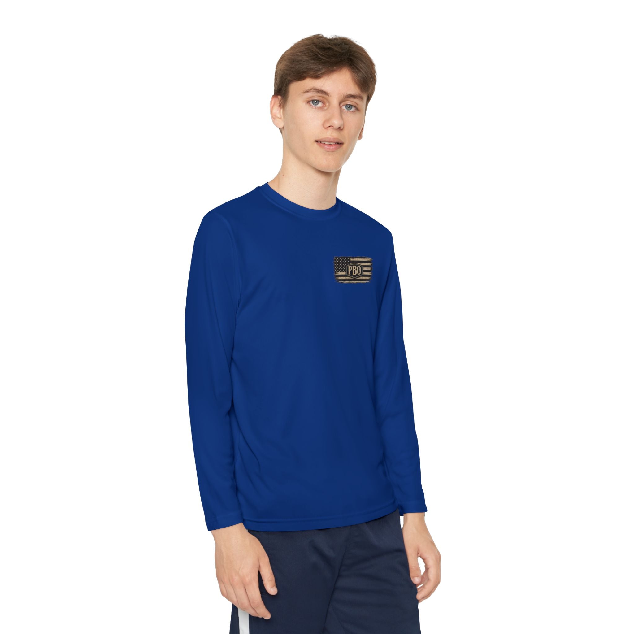 PBO Fishing long sleeve youth shirt