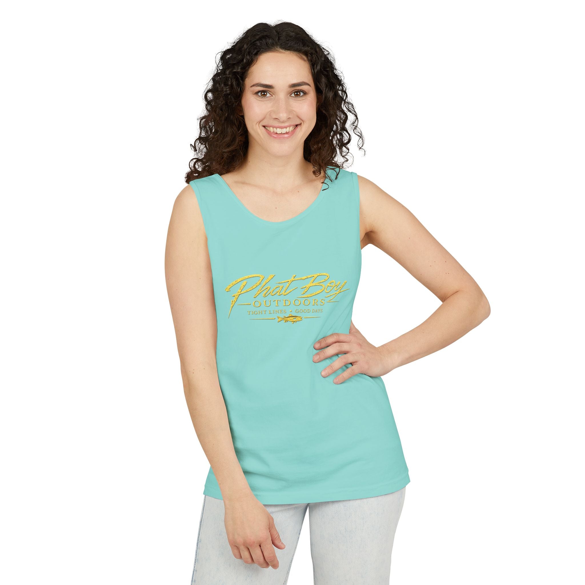 "Lydia Wild" Marlin Watercolor Tank Top
