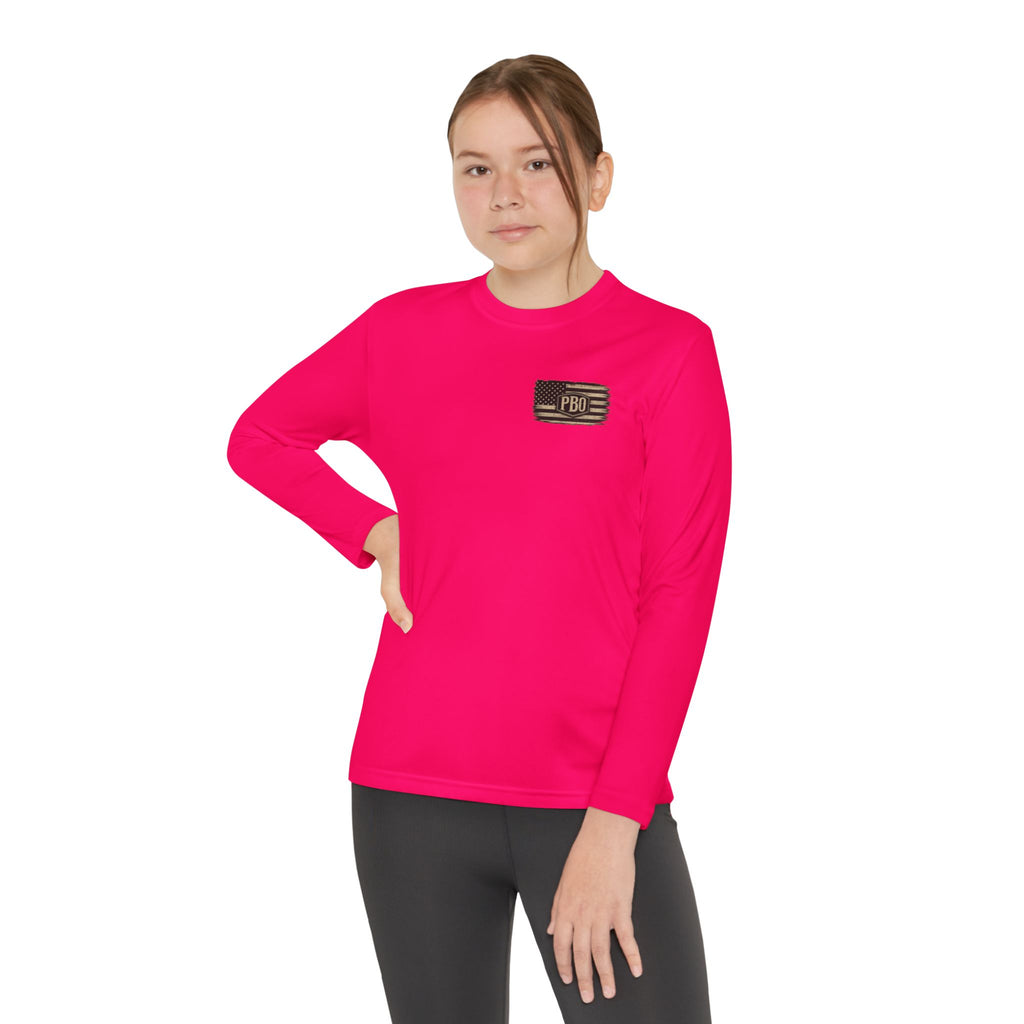 PBO Fishing long sleeve youth shirt