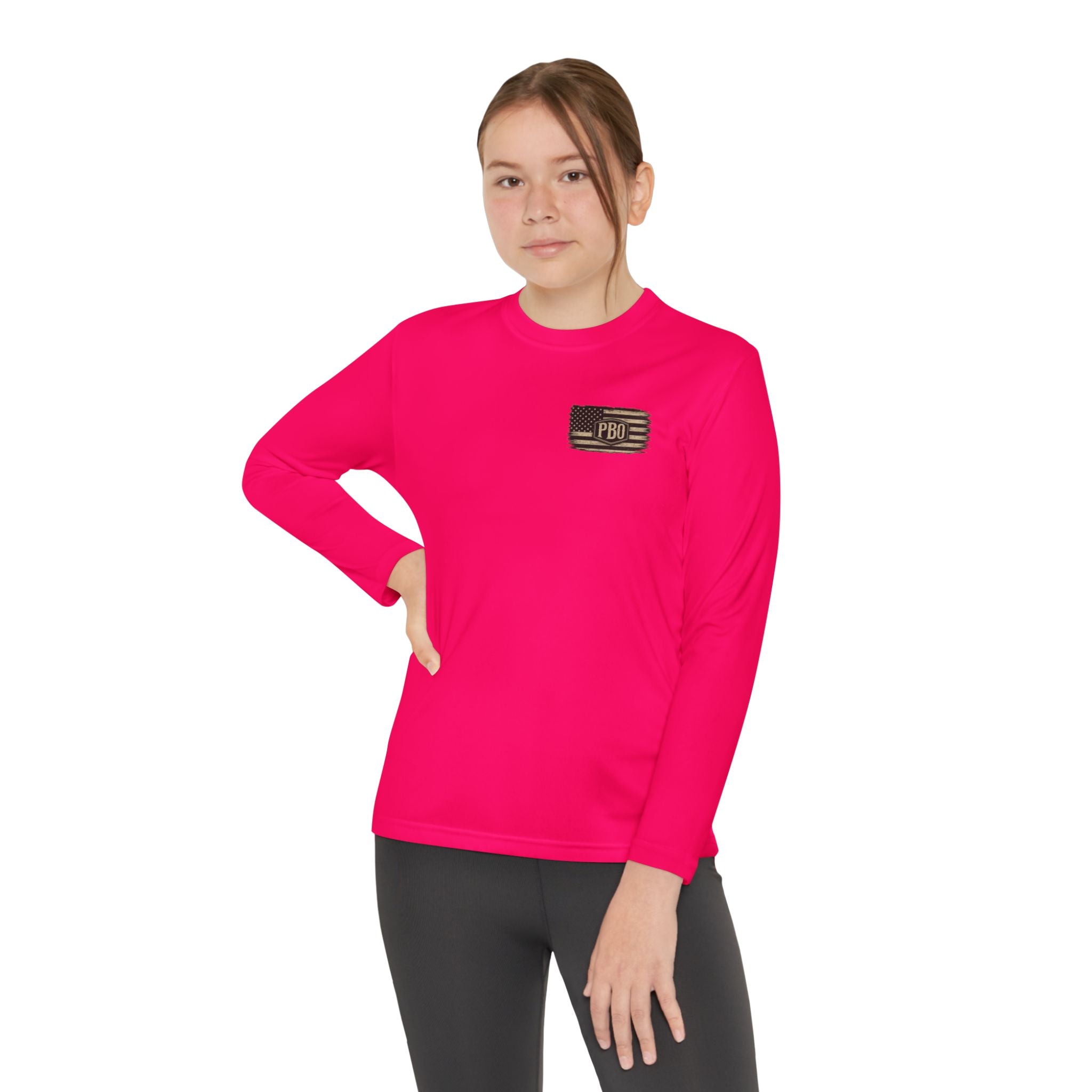 PBO Fishing long sleeve youth shirt