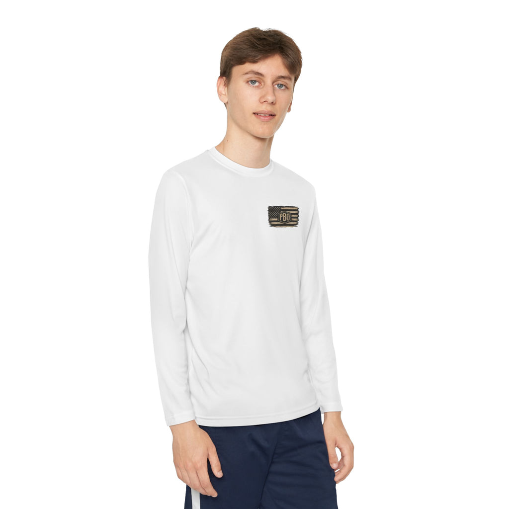 PBO Fishing long sleeve youth shirt