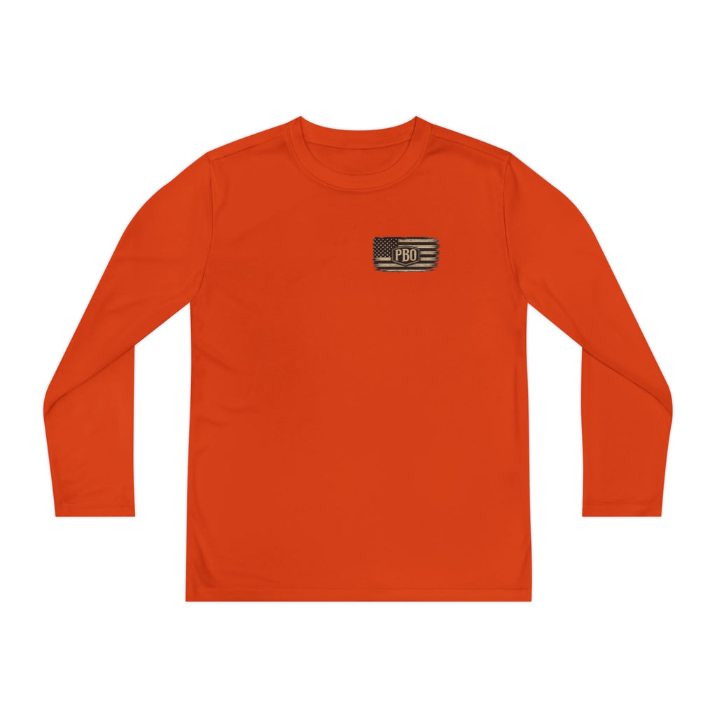 PBO Fishing long sleeve youth shirt