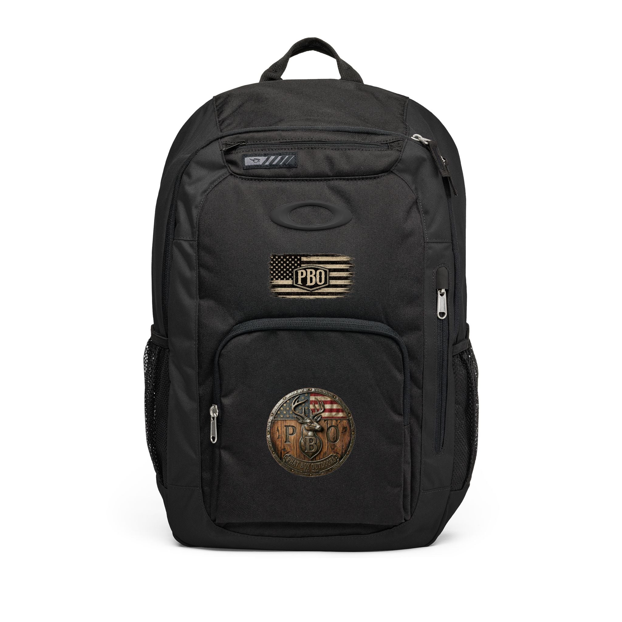 Official PBO logo American Flag Outdoor Travel Pack