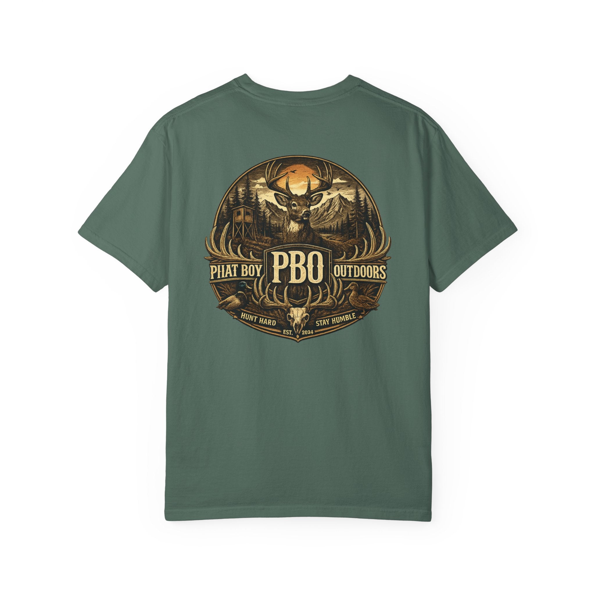 PBO Outdoors Deer Emblem T-Shirt