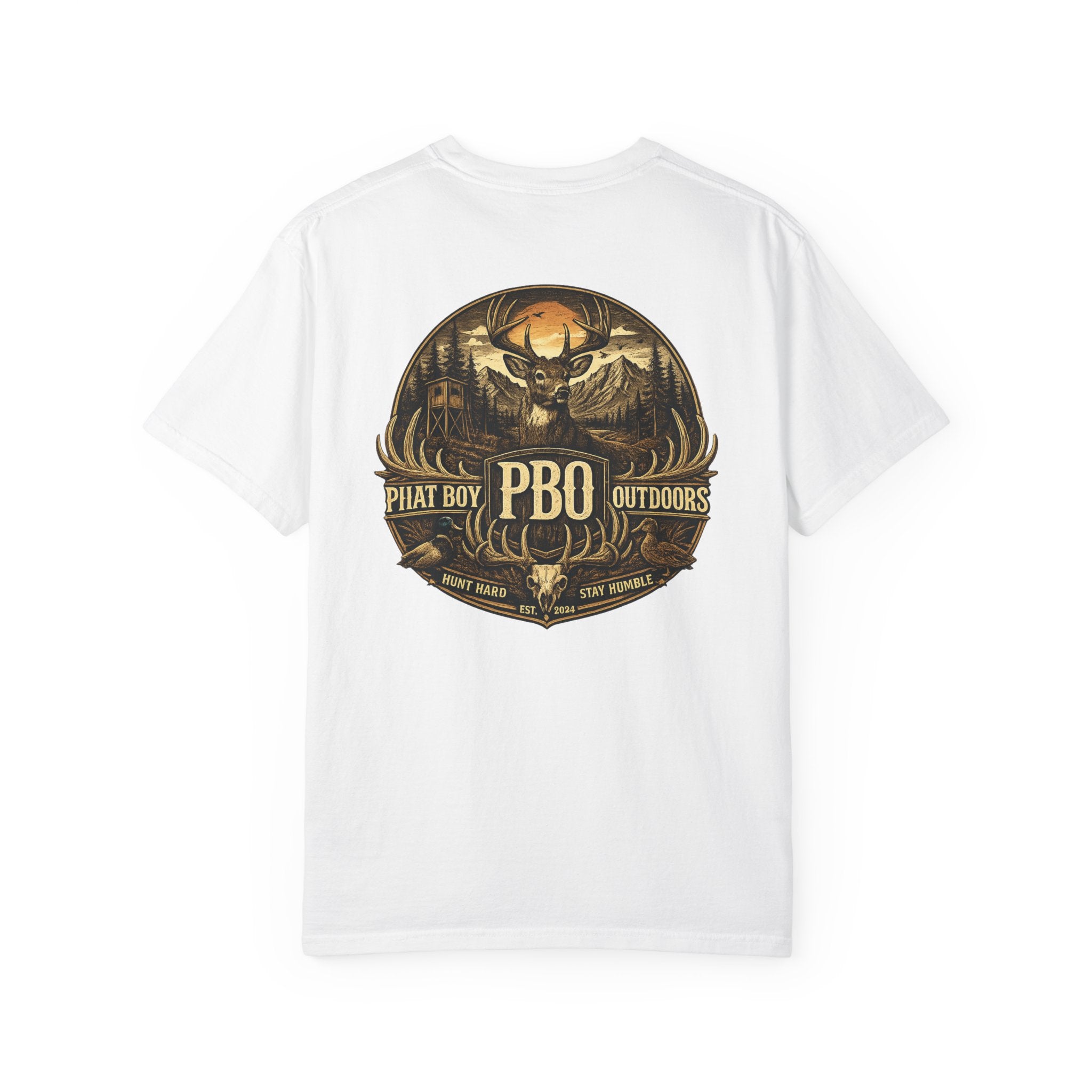 PBO Outdoors Deer Emblem T-Shirt