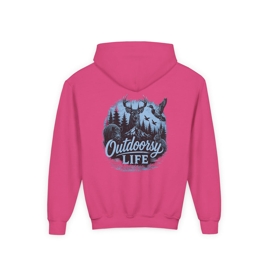 Outdoorsy Life Youth Hoodie