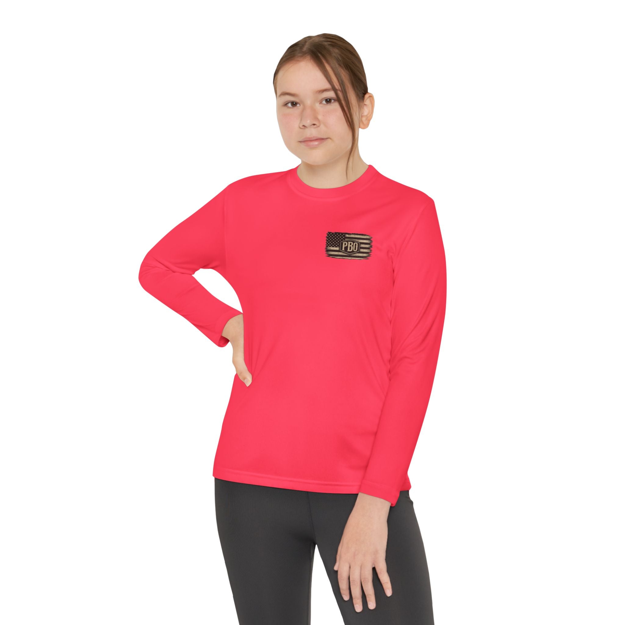 PBO Fishing long sleeve youth shirt