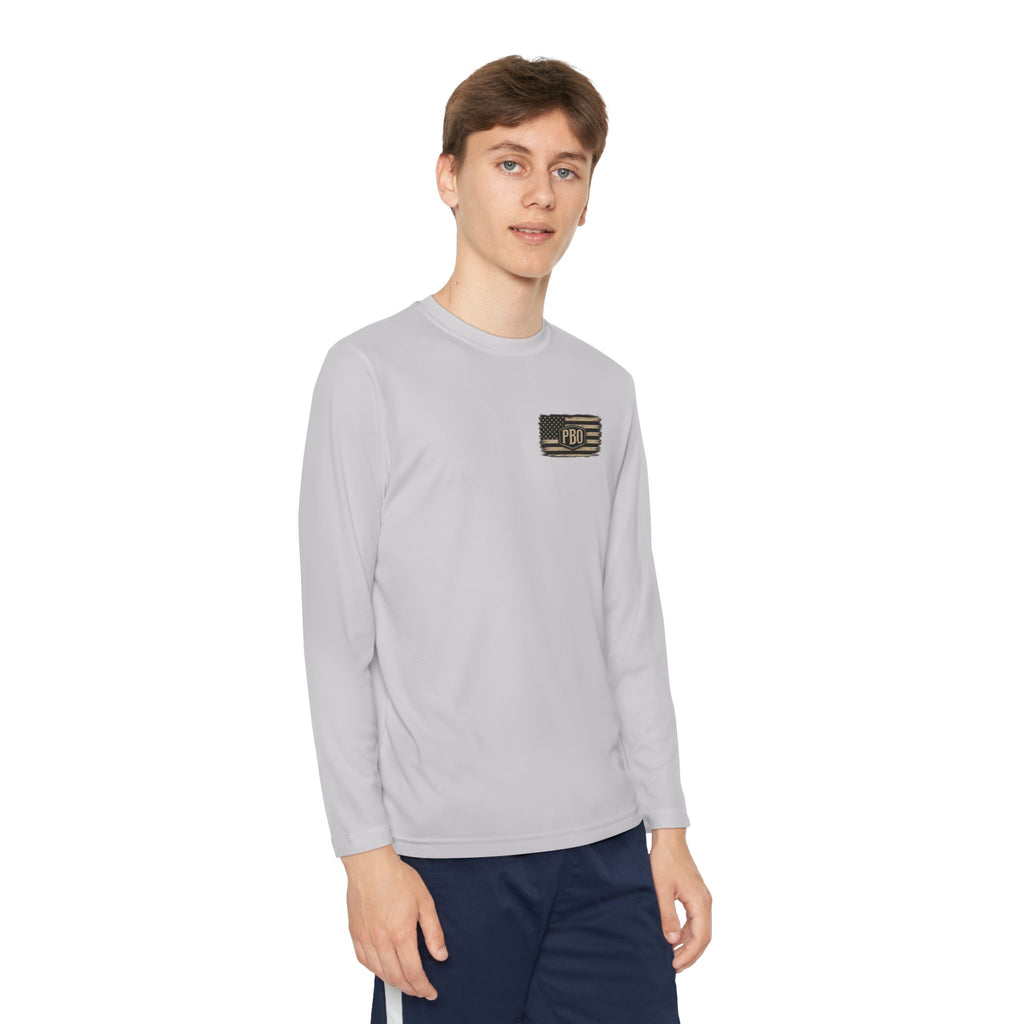PBO Fishing long sleeve youth shirt