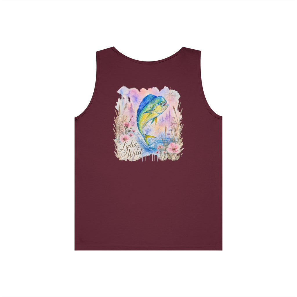 " Lydi Wild" Mahi Watercolor Tank Top