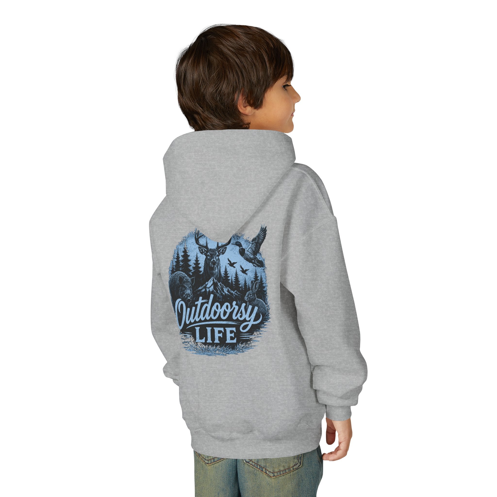 Outdoorsy Life Youth Hoodie