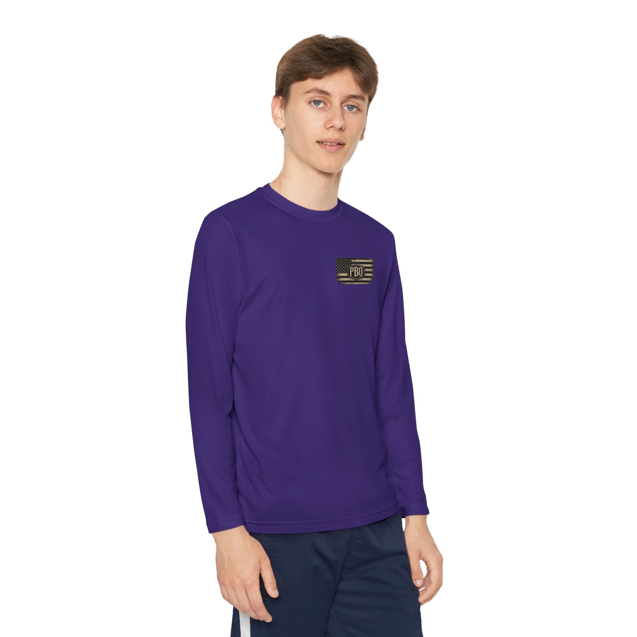 PBO Fishing long sleeve youth shirt