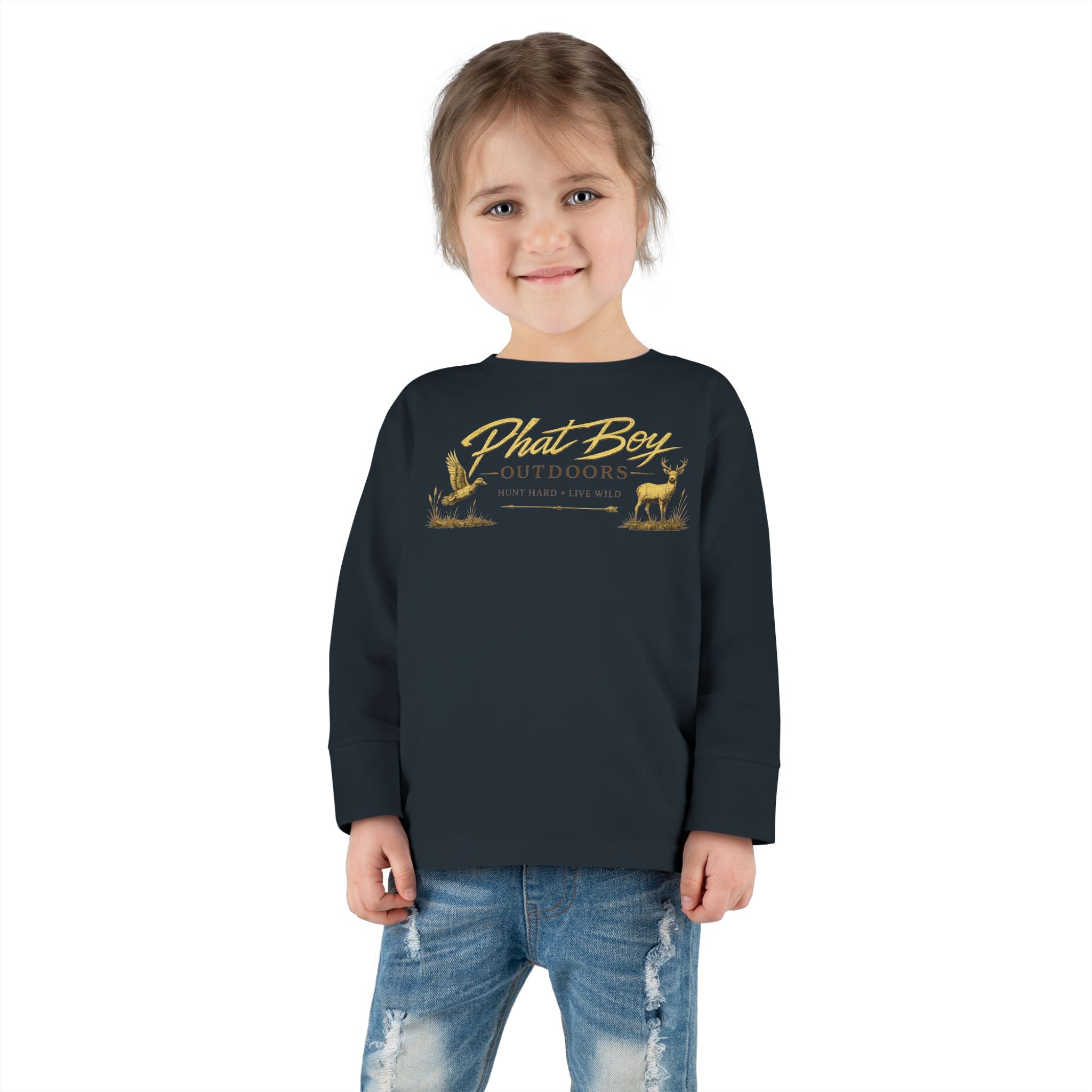 "Faith" Graphic Toddler Long Sleeve Tee