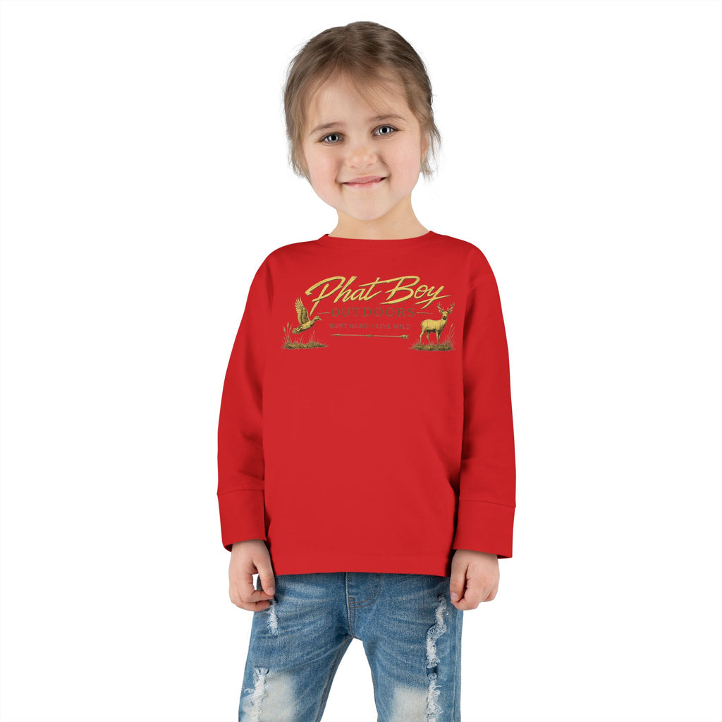 "Faith" Graphic Toddler Long Sleeve Tee