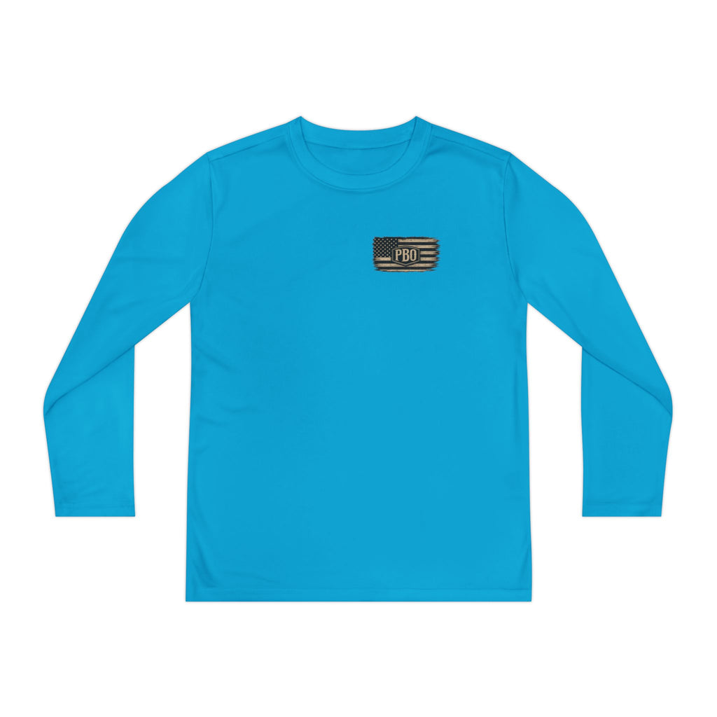 PBO Fishing long sleeve youth shirt