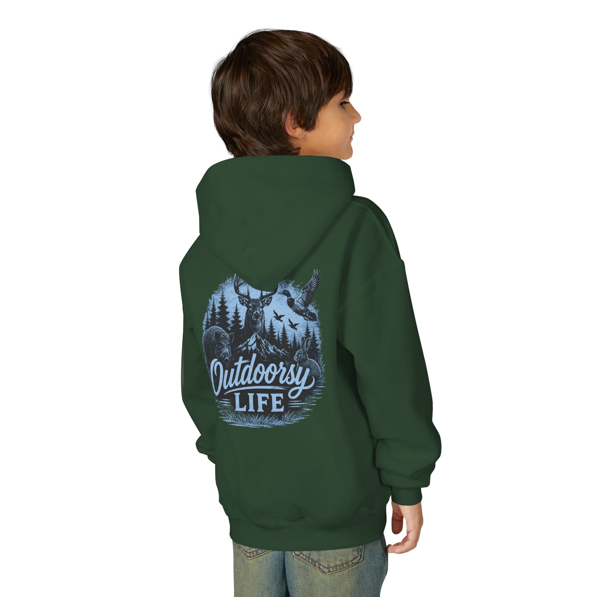 Outdoorsy Life Youth Hoodie