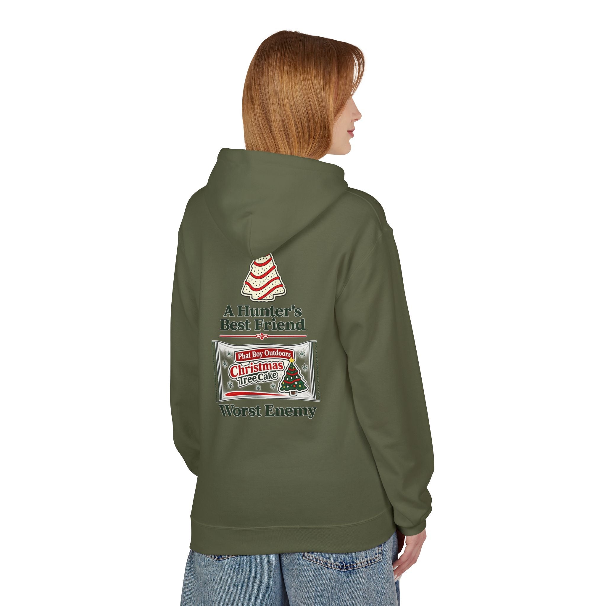 PBO funny hunting Midweight Fleece Hoodie