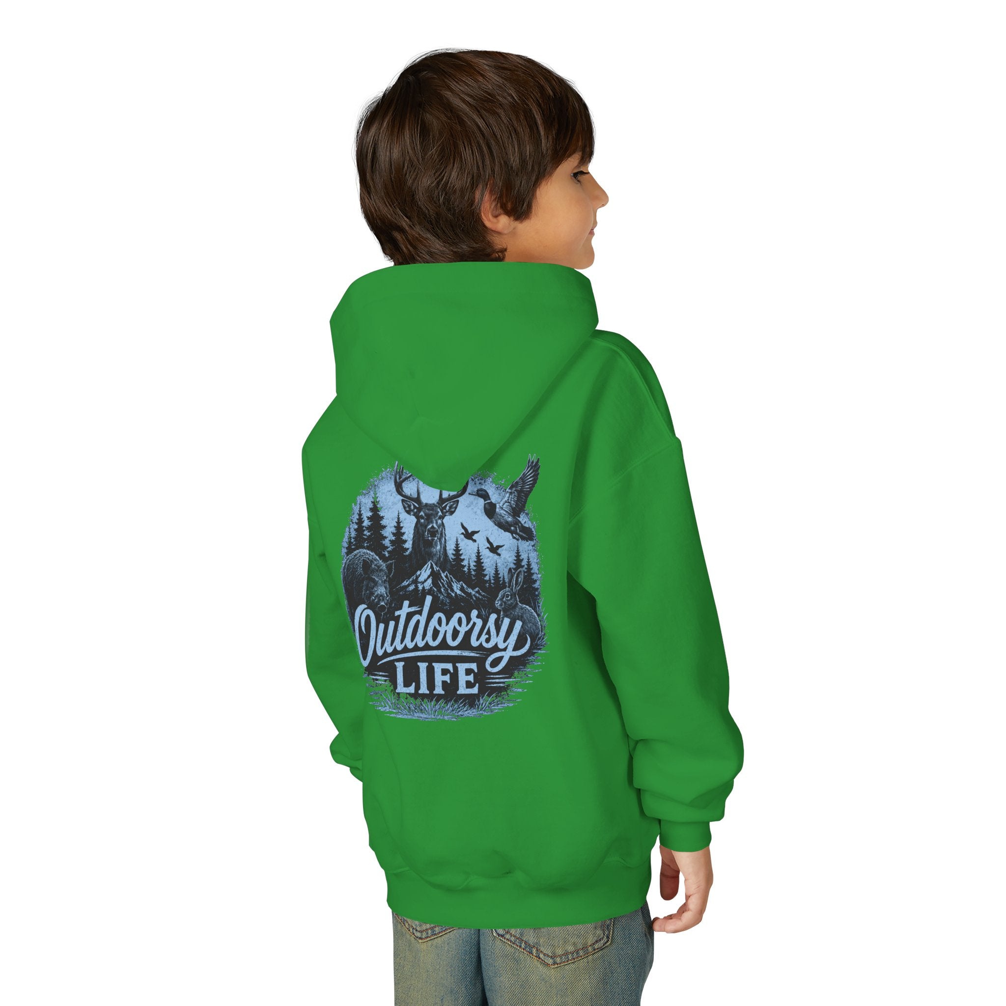 Outdoorsy Life Youth Hoodie