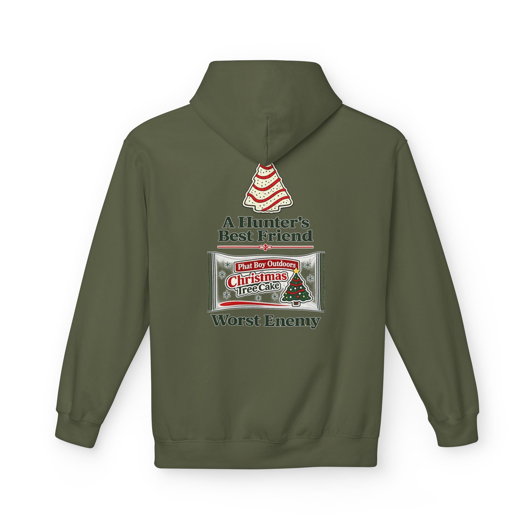 PBO funny hunting Midweight Fleece Hoodie