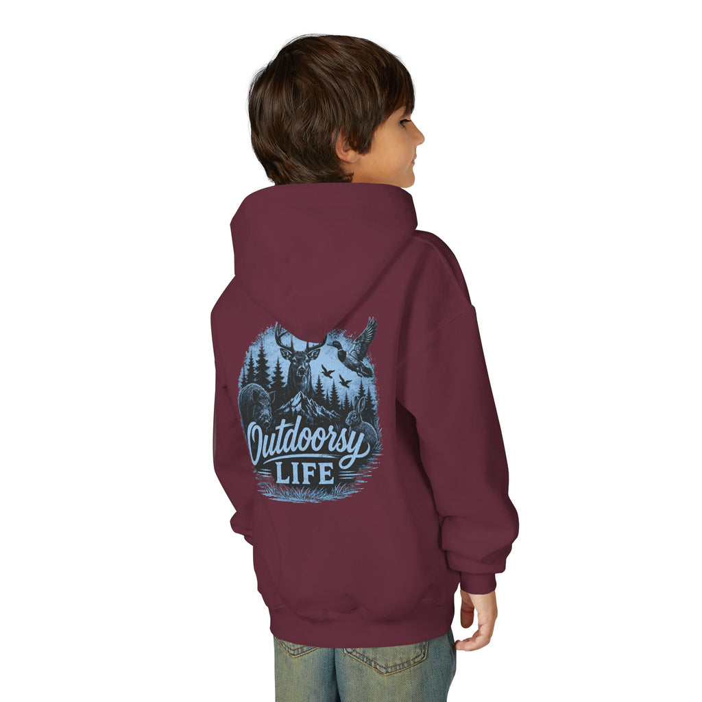 Outdoorsy Life Youth Hoodie