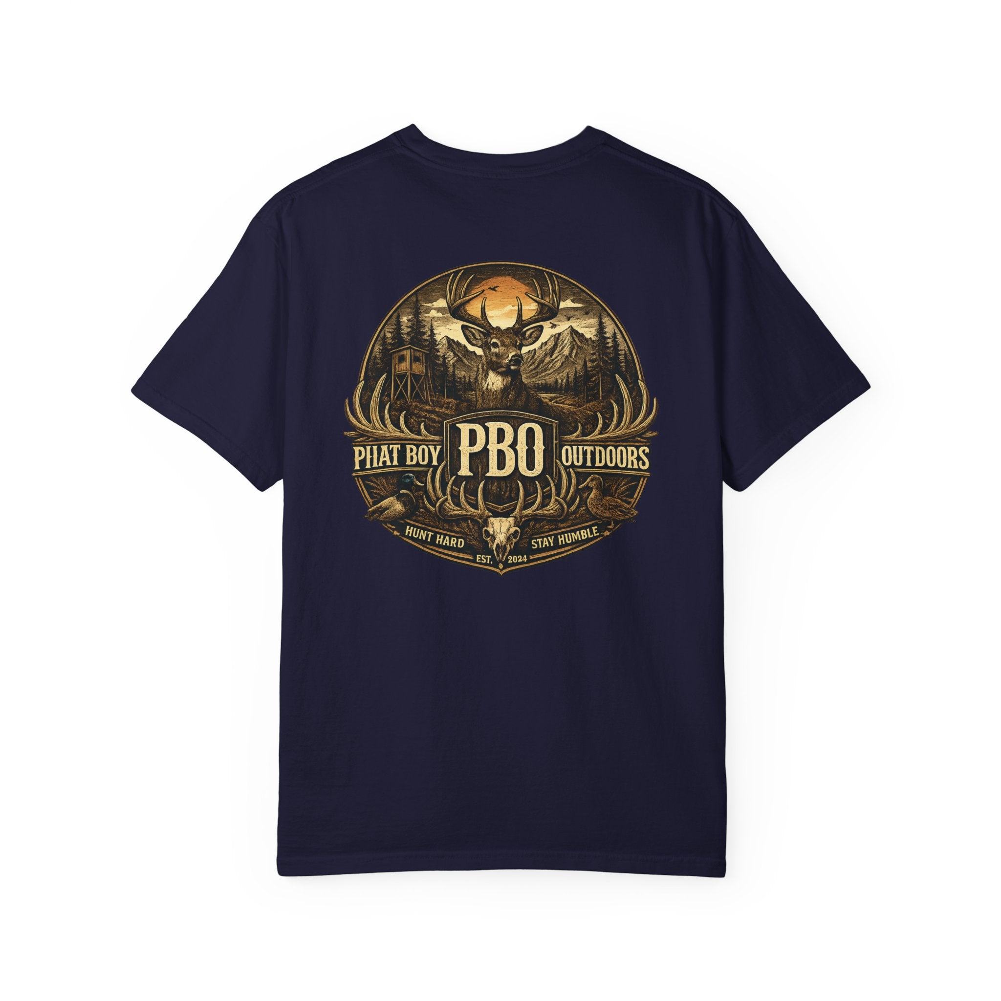 PBO Outdoors Deer Emblem T-Shirt
