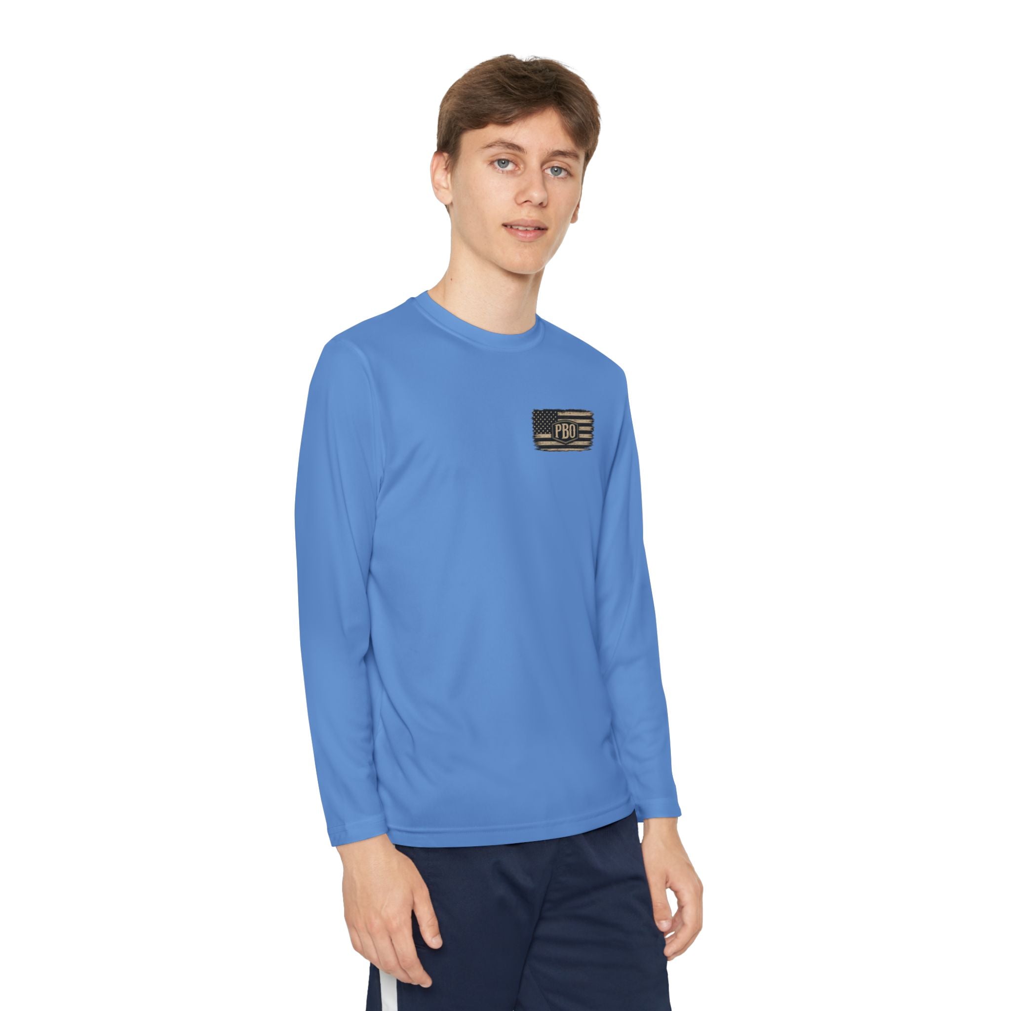 PBO Fishing long sleeve youth shirt