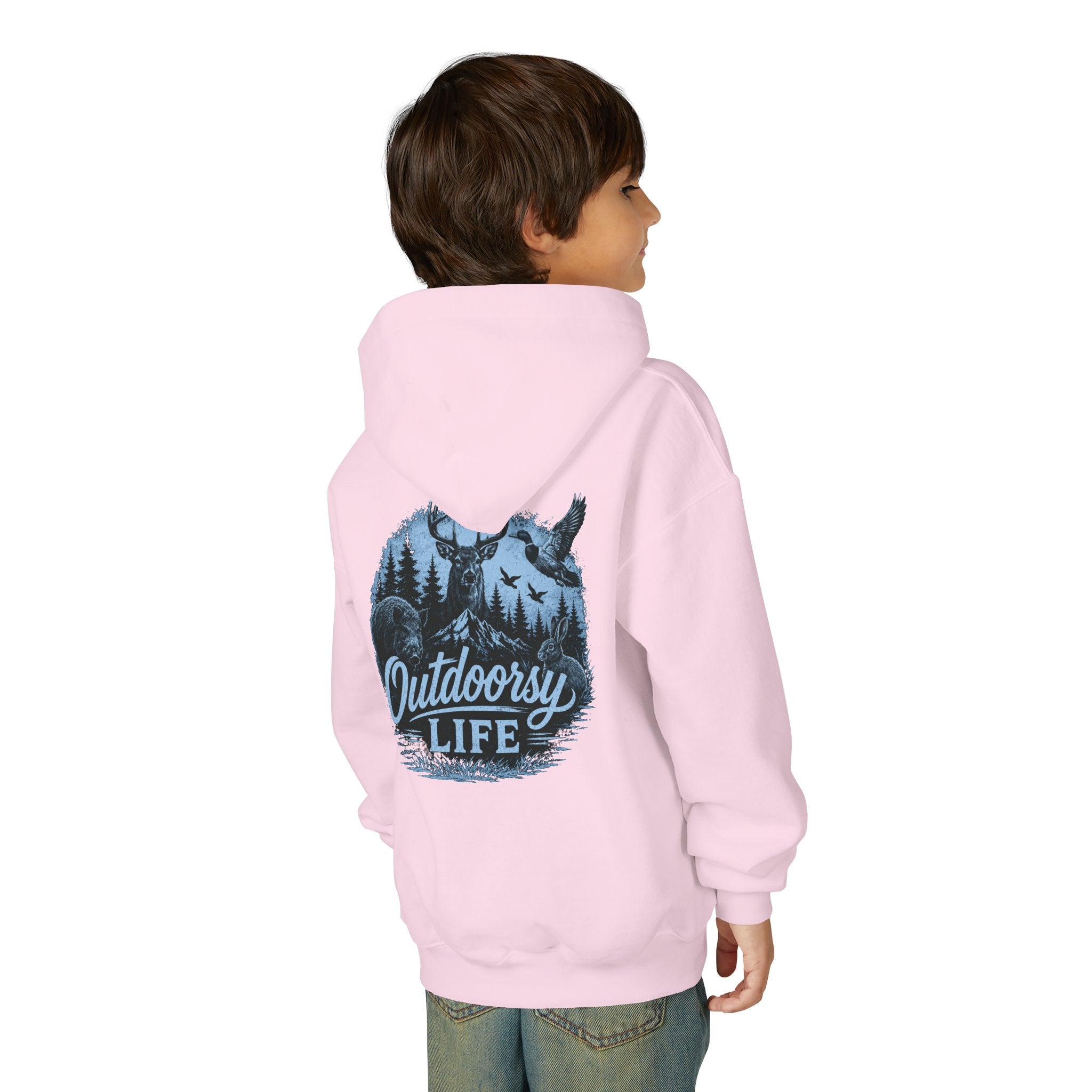 Outdoorsy Life Youth Hoodie