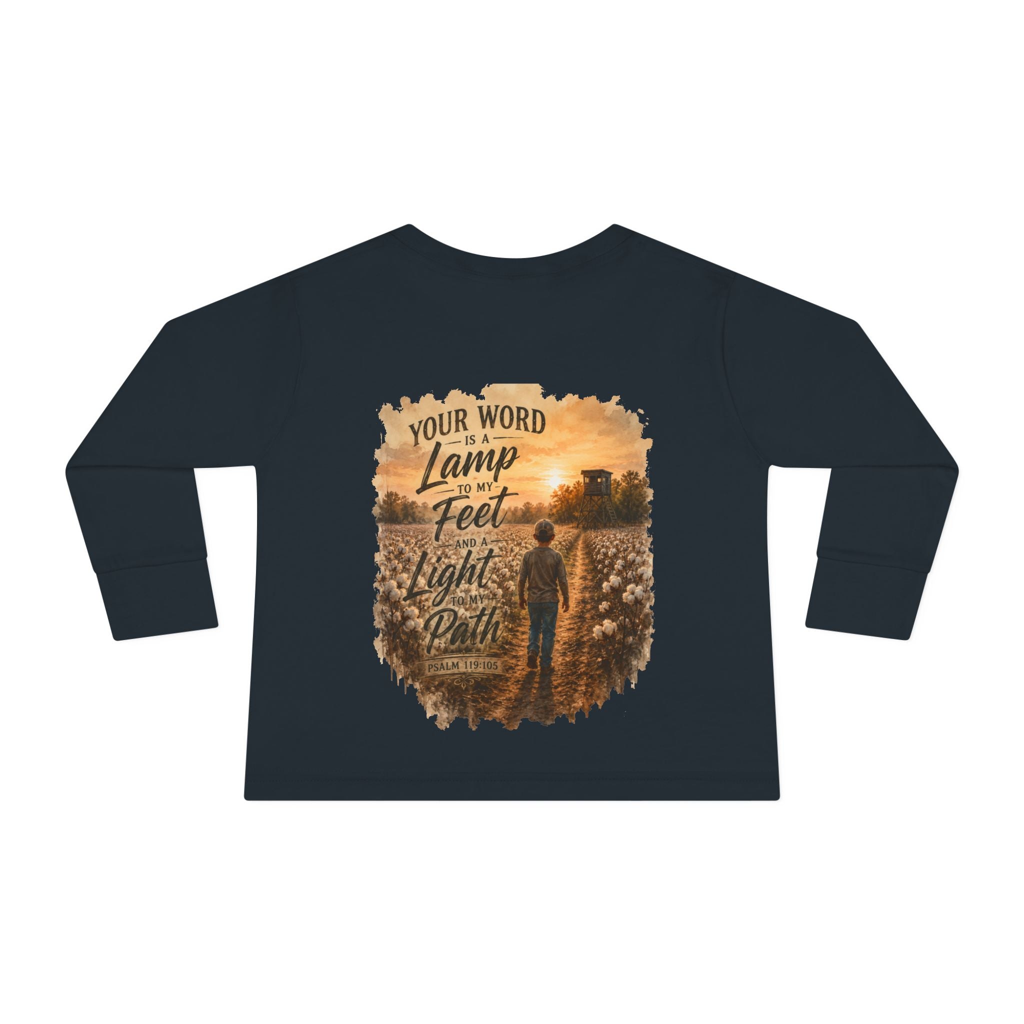 "Faith" Graphic Toddler Long Sleeve Tee