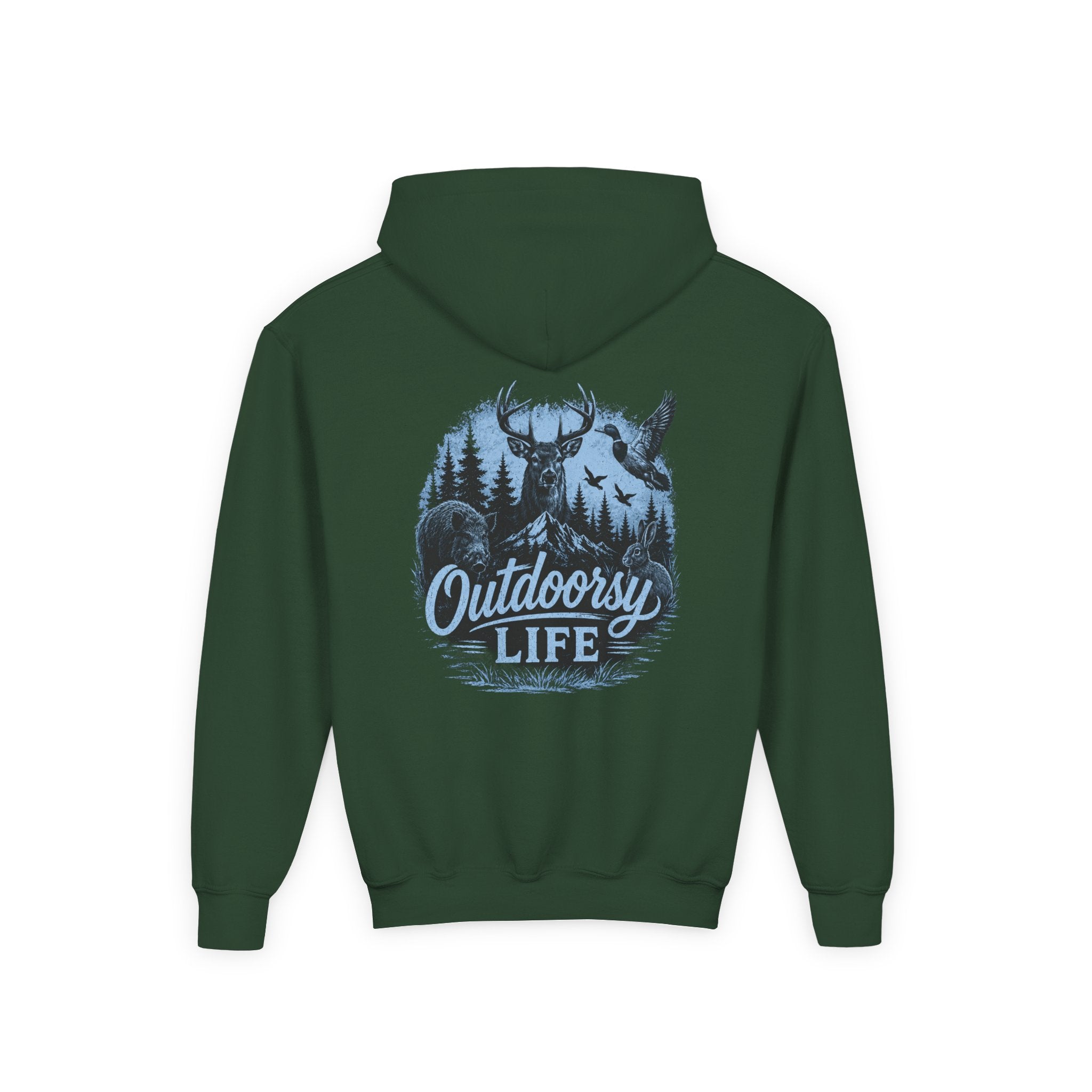 Outdoorsy Life Youth Hoodie