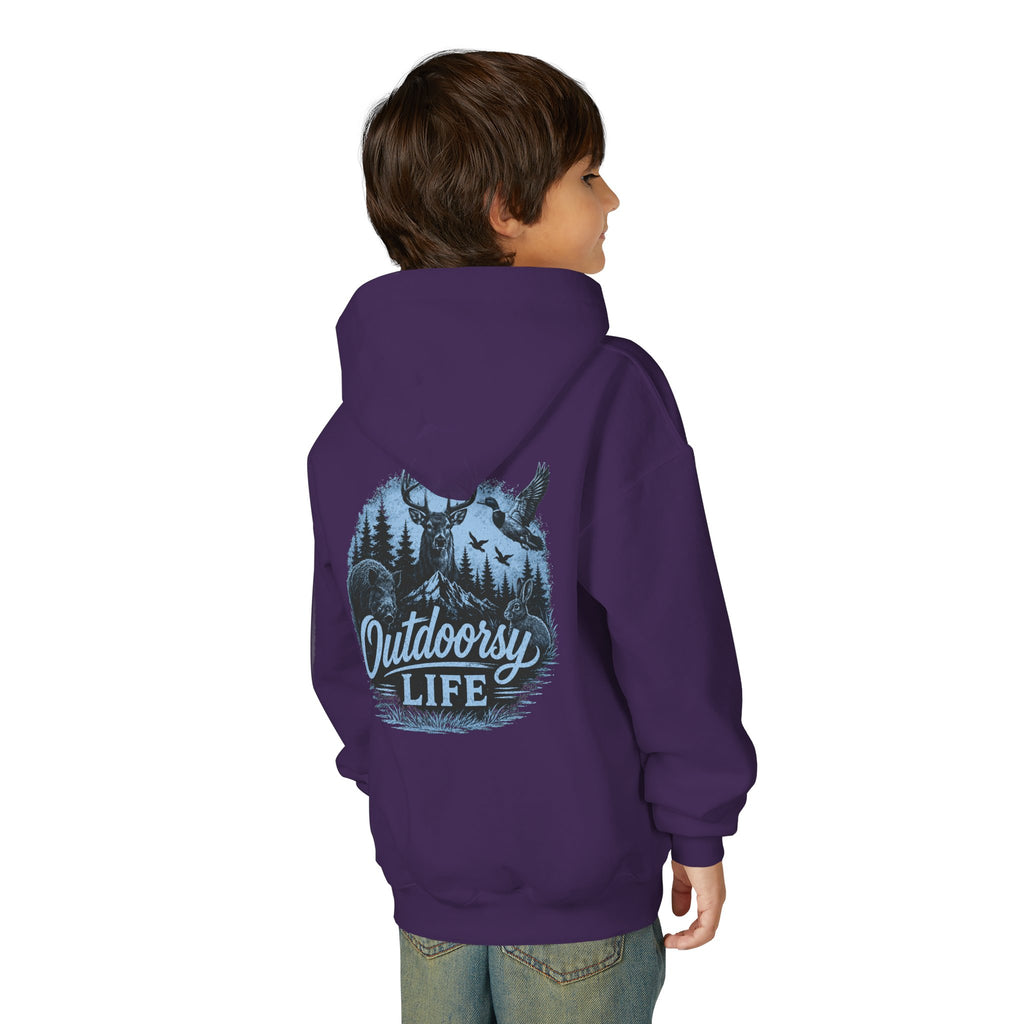 Outdoorsy Life Youth Hoodie