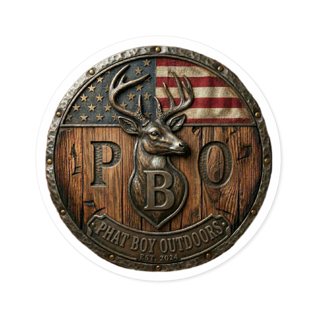 Official Phat Boy Outdoors Logo Sticker